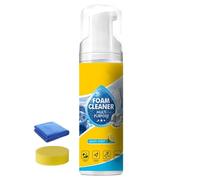 Nettoyant en mousse puissant et polyvalent pour intérieur de voiture, pulvérisation et essuyage rapides, détail sans eau, détachant moussant riche à pénétration profonde (1PC)