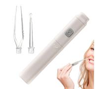 Nettoyant en otoscope - Twezer de pointe en silicone, mini-outil brillant | Kit de retrait de cire d'oreille pour adultes pour les tout-petits soft light soft grip picle de poche portable toil