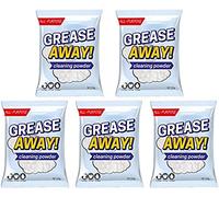 Nettoyant en poudre Grease Away, poudre de nettoyage multifonctionnelle, détergent pour évier de cuisine à domicile, nettoyant à graisse de cuisine multi-usage pour détachage (5PCS)