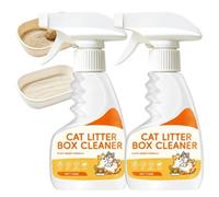 Nettoyant en profondeur pour litière pour chat non toxique, désodorisant pour litière pour chat de force professionnelle, désodorisant pour litière I/itter sans parfum (2 pièces)