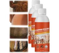 Nettoyant et lustrant pour laiton, Spray nettoyant et lustrant pour cuivre pour casseroles et poêles, Convient au laiton, au cuivre et à l'inox