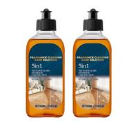 Nettoyant et lustrant pour sols polyvalent 5 en 1, nettoyant puissant multi-surfaces pour les taches tenaces, concentré nettoyant pour sols 5 en 1 avec détachant double action nettoyant (2PCS)
