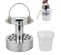 Nettoyant et Organisateur pour équipements de pulvérisation, Garde Les Pointes de pulvérisation, Le protège-Embout et Le Filtre du Pistolet pulvérisateur sans air Propres, livré avec Un Seau en