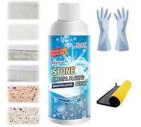 Nettoyant et rénovateur de pierre, agent de revêtement nanocristal pour carrelage et meubles, nettoyant et scellant pour quartz avec protection pour comptoirs, sols, granit, marbre et quartz (1 pièce)