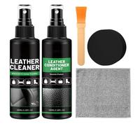 Nettoyant et revitalisant pour mobilier d'ameublement en cuir - Kit d'entretien des revêtements d'ameublement | Nettoyant Et Revitalisant Pour Cuir Automobile,pour sac à main botte chaussure maison si