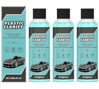 Nettoyant et revitalisant pour plastiques intérieurs de voiture, Décorateur tout-en-un pour intérieurs et extérieurs de voiture, Spray rénovateur plastique multi-usages et efficace