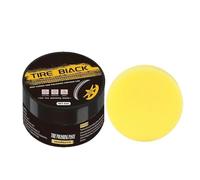 Nettoyant facile d'entretien des pneus avec éponge applicateur composé de nettoyage longue durée pour pneus automobiles Kit d'entretien des pneus non toxique