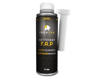 Nettoyant FAP Diesel 375ml - IRONTEK | IT105 | sans Démontage | Extinction Voyant Moteur | Solution Anti-colmatage | Curatif & Préventif