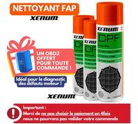 Nettoyant FAP Filtres à particules Diesel et essence - DPF Cleaner Xenum + 1 OBD2 OFFERT !