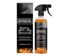 Nettoyant Film Gras - Éliminateur Film Gras Vitre Auto | 120ml Spray Liquide de Nettoyage Dégraissant et Polissant Protecteur pour Véhicules et Motos
