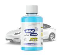 Nettoyant Film Gras Vitres Voiture - Liquide Lave-Vitre | 50ml Sans Abrasif Pour Essuie Glaces Glaces Pare Brise