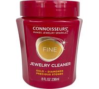 Connoisseurs Nettoyant pour Bijoux Or | Solution 236ml Nettoyage de Bijoux en Or | Poli L'or pour Colliers, Bagues et Précieux