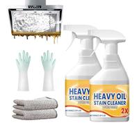 Nettoyant for huile de cuisine, dégraissant, nettoyant for four, puissant, nettoie les taches d'huile de cuisine en spray (1)(2)