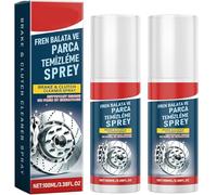 Nettoyant freins, spray nettoyant freins, 100 ml, nettoyant auto, convertisseur de rouille polyvalent et puissant, utilisation sûre en surface (2pcs)