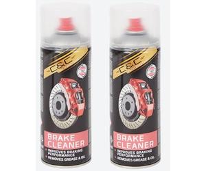 Nettoyant FREINS - Super dégraissant - 2 x 400ml - sans résidus - auto moto etc... - 814