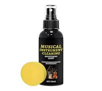 Nettoyant Guitare,Agent Polissage Brillant Avec Éponge | Spray 100ml Pour Clavier Piano - Pour Salle De Classe Scène Studio Maison Pratique Extérieur Flûte Trombone Basse
