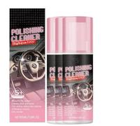 Nettoyant intérieur de voiture, 100 ml, nettoyant intérieur de voiture, spray nettoyant intérieur de voiture sans eau, nettoyant pour intérieur de voiture, caoutchouc, cuir, aérosol de 425,2 g