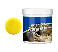 Nettoyant intérieur de voiture - Protection de siège en cuir brillant | 500 g de crème de réparation pour camion, SUV, moto, pickup, tableau de bord, tapis, panneaux de direction et de portières