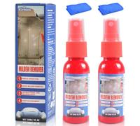 Nettoyant intérieur de Voiture, Spray Anti-moisissure, Anti-moisissure, intérieur de Voiture, Efface Les Taches Difficiles,Tous Types de Cuir-60ml