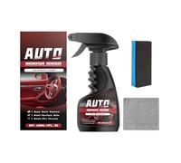 Nettoyant intérieur de voiture - Spray nettoyant pour intérieur de voiture, 120 ml, détachant tissu avec éponge serviette, kit de nettoyage pour intérieur de voiture, tapis en cuir, tapisserie, verre