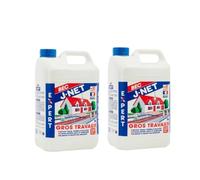 Nettoyant J-net Bec Gros Travaux 10l - Détruit dépôts vert & noirceurs - Nettoyant Puissant multi-surface - Redonne aux façades, toitures, sols leurs état d’origine - Made in France.