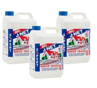 Nettoyant J-net Bec Gros Travaux 15l - Détruit dépôts vert & noirceurs - Nettoyant Puissant multi-surface - Redonne aux façades, toitures, sols leurs état d’origine - Made in France.