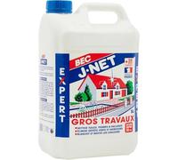 Nettoyant J-net Bec Gros Travaux 5l - Détruit Dépôts Vert et Noirceurs - Nettoyant Puissant Multi-Surface - Redonne aux façades, toitures, sols leurs état d’origine - Offre Spéciale Made in France