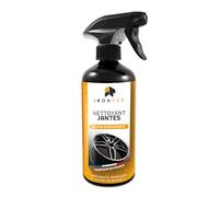 Nettoyant Jantes 500ml Spray - IRONTEK | IT305 | Nettoie Poussière Frein Dégraissant | Élimine Goudron Graisse Cambouis | Compatible Alliages Acier Plastique | Brillance Jantes Rapide