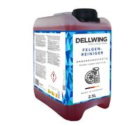 Nettoyant jantes Dellwing 2,5 l, prêt à l’emploi, alcalin, sans acide, pour jantes vernies, élimine poussière de frein, huile, saletés routières, lavage extérieur voiture, fabriqué en Allemagne