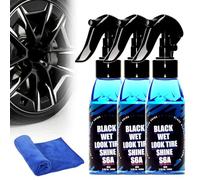 Nettoyant Jantes Voiture, Nettoyant Jantes Hard, Wheels Nettoyant Roues et Pneus, Décontaminant Rapide Pour la Remise à Neuf des Roues et L'élimination des Salissures (3)