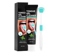 Nettoyant Langue Gel Kit Restaurateur Entretien Buccal | Gel Restauration Langue Trajet Déplacement Professionnel Vacances Maison Bureau Salle de Bain Camping Après Repas Nuit