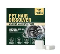 Nettoyant lave-linge pour poils d'animaux 12 Pièces Dissolvant Puissant
