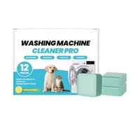 Nettoyant Lave-Linge Tablettes Poils d'Animaux - 12 Pastilles Désodorisantes Lave-Linge,Tablettes détartrantes pour lave-linge - pour propriétaires d'animaux, maison, buanderie, salle de