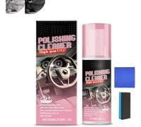 Nettoyant lustrant pour intérieur de voiture, spray nettoyant multi-usages, spray ultra-fin sans eau, pour caoutchouc et cuir
