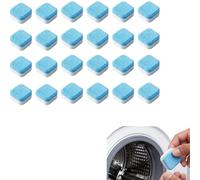 Nettoyant Machine à Laver 24 Pastilles, Nettoyage Lave-Linge pour Éliminer Dépôts, Odeurs et Résidus, Entretien du Tambour et des Conduits, Nettoyant pour Machine à Laver