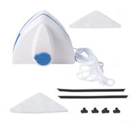 Nettoyant magnétique efficace avec design triangulaire et éponge double face pour un nettoyage en profondeur des vitres