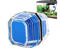 Nettoyant magnétique pour aquarium - Petit grattoir à algues, outil de nettoyage d'aquarium en verre, aimant adsorbant avec une portée de 8 mm, boîte de nettoyage d'aquarium, entretien quotidien du te