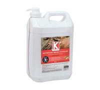 Nettoyant mains d'atelier rouge parfum amande - bidon de 4,5L avec pompe KARZHAN - 58120