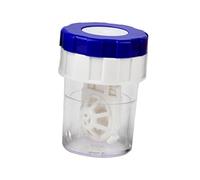 Nettoyant manuel pour lentilles de contact, récipient de nettoyage de lentilles de contact,Rondelle manuelle pour lentilles de contact avec rotation | Conteneur portable pour machine pour la