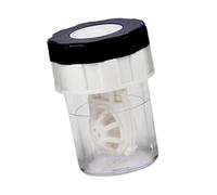 Nettoyant manuel pour lentilles de contact, récipient de nettoyage pour lentilles de contact - Rondelle de nettoyage rotative pour lentilles de contact - Conteneur portable pour lentilles de contact p