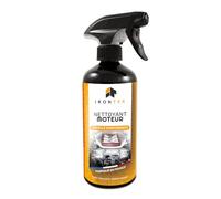 Nettoyant Moteur 500ml Spray - IRONTEK | IT303 | Dégraissant Surpuissant | Élimine Graisse Huile Cambouis | Compartiment Moteur Encrassé | Compatible Platiques & Caoutchoucs