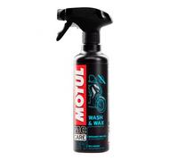 Motul E1 Wash & Wax 102996 Spray nettoyant sans Eau et Cire protectrice 400 ML