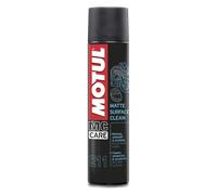 Motul - Nettoyant Surfaces Mates pour Tous Les Types de Moto - Aérosol - Nettoyage à Sec - Nettoie, Dépoussière et ravive Les Couleurs Mates - MC Care Matte Surface Clean E11-400 ML