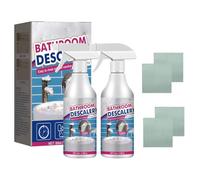 Nettoyant Moussant Anti-calcaire Pour Salle De Bain, Nettoyant Amélioré Pour Vitres, Pour Taches Tenaces, Élimine Efficacement Le Calcaire Tenace (2pcs)