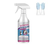 Nettoyant moussant anti-calcaire pour salle de bain, spray anti-calcaire pour salle de bain, spray anti-calcaire, nettoyant moussant multi-usage pour toilettes, vitres, lavabos, baignoires (1pcs)