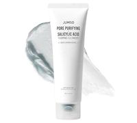 Nettoyant Moussant JUMISO à l’Acide Salicylique (0,5% BHA) & Argile Bleue - pH doux, Sans parfum, Nettoyant visage pour peaux grasses & à tendance acnéique - Soin des pores & points noirs, 120g