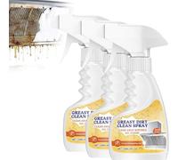 Nettoyant moussant multifonctionnel puissant pour la cuisine, spray nettoyant tout usage pour les taches d'huile tenaces sur les casseroles, poêles (3 pcs)