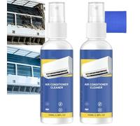 Nettoyant moussant polyvalent pour bobine de courant alternatif désodorisant en profondeur,vaporisateur désodorisant pour évent alternatif,vaporisateurs anti-odeurs pour climatiseur, améliore (2pcs)