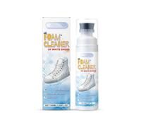Nettoyant moussant pour chaussures avec brosse intégrée ; aucun rinçage à l | Détachant rapide sans eau pour baskets (toile, cuir, mesh) et sacs en cuir