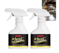 Nettoyant moussant pour friteuse à air chaud, nettoyant puissant pour four et gril en spray, dégraissant puissant pour la cuisine, nettoyants acier inoxydable, détachant moussant multi-usages. (2PCS)